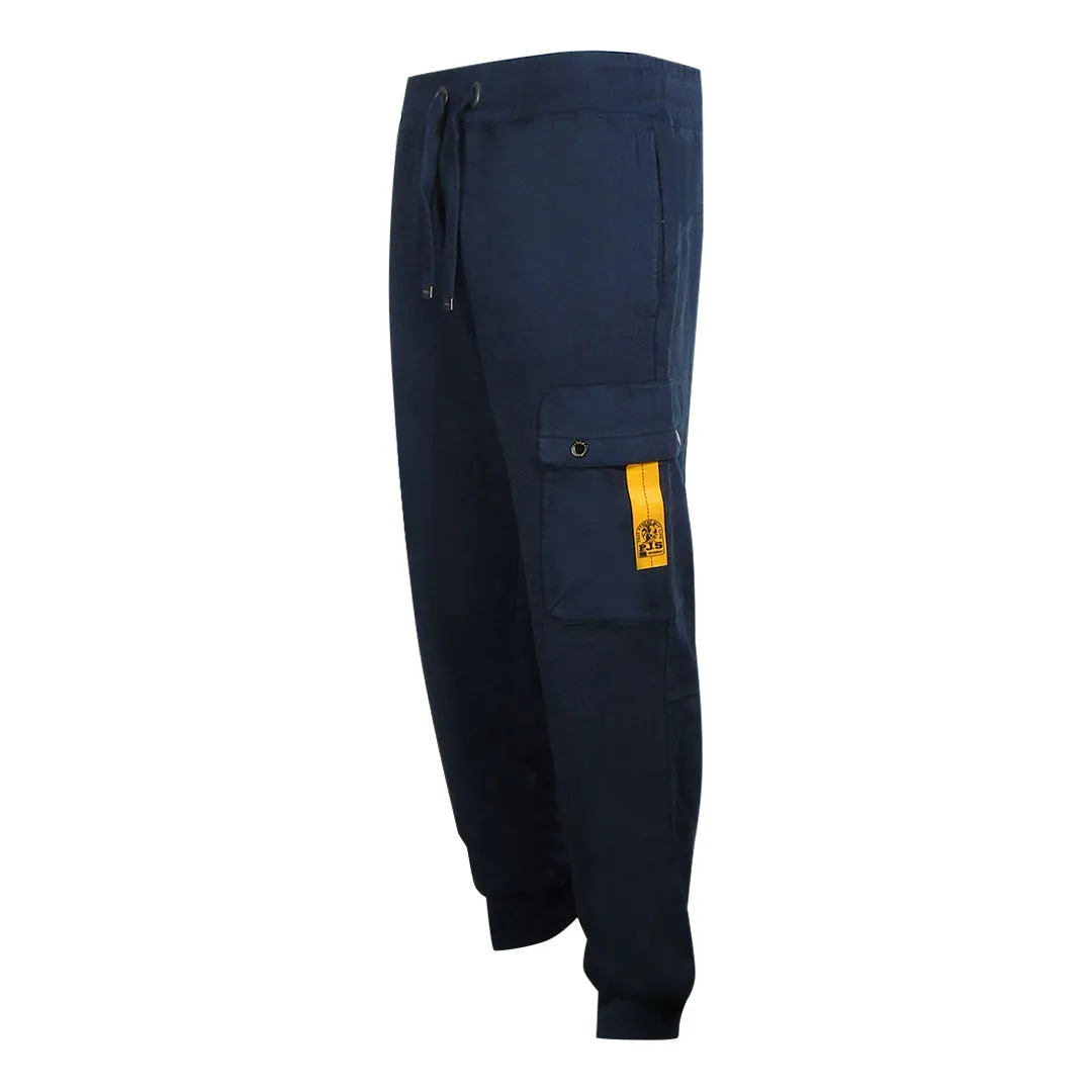 Parajumpers Mens Black Stone 316 Sweatpants Navy Blue