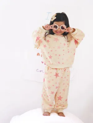 Pink Stars Lounge Set