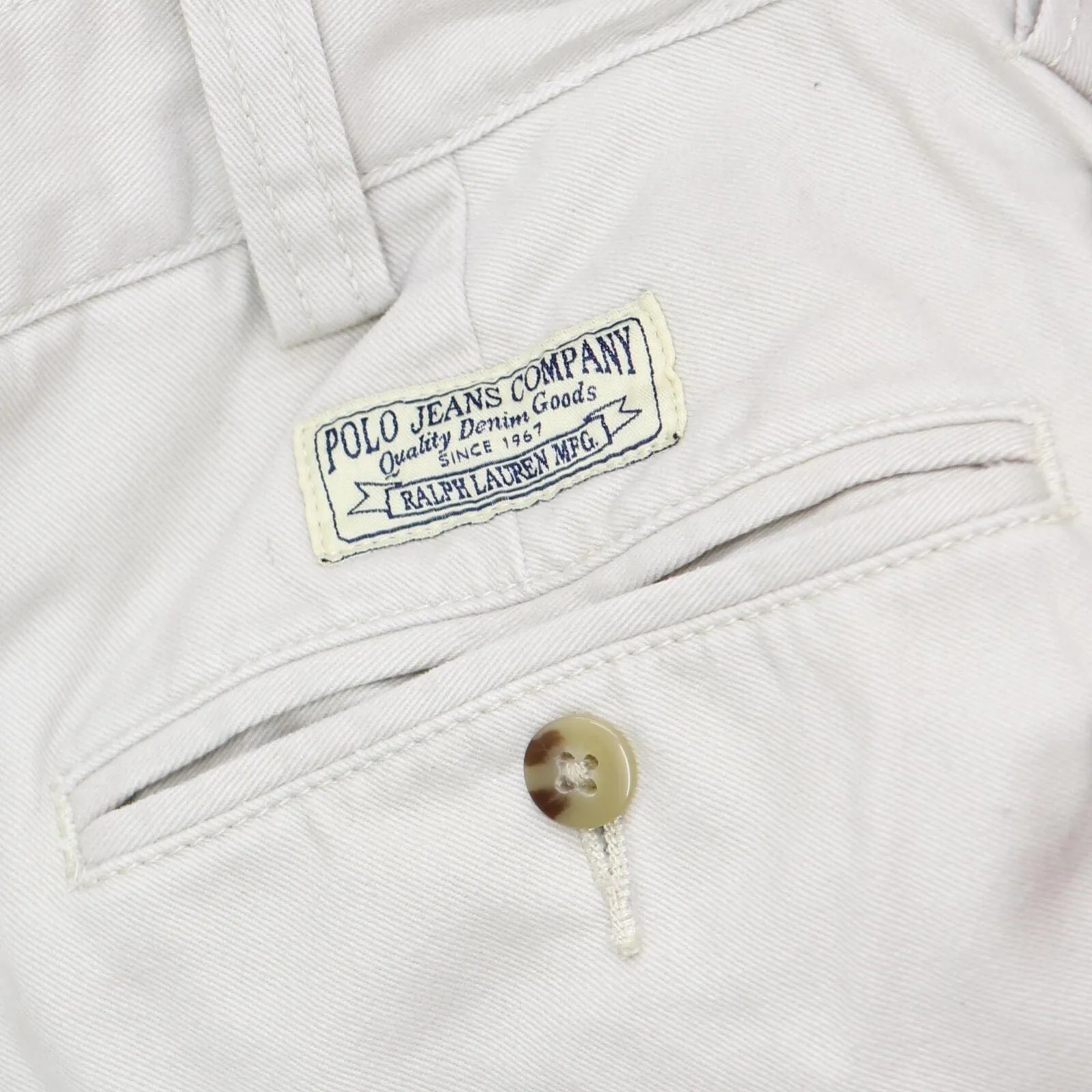 Polo Jeans Ralph Lauren Mens Cotton Khaki Pants 16692297e30140 Sand Brown 34x34