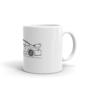 Porsche 911 993 GT2 silhouette Mug