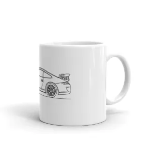 Porsche 911 997.2 GT3 RS Silhouette Mug