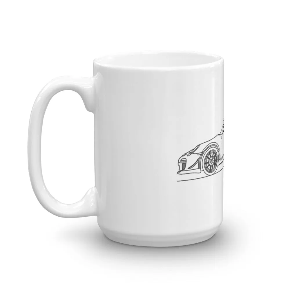 Porsche 911 997.2 GT3 RS Silhouette Mug