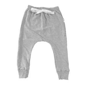 Portage and Main Drawstring Joggers in Light Grey