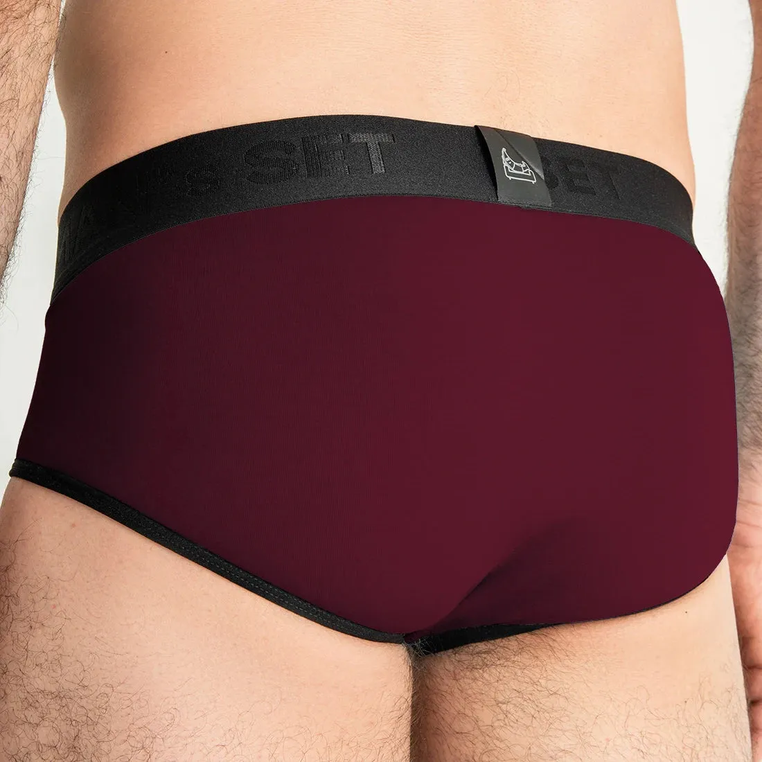 PowerStretch Brief OpenFly, Burgundy