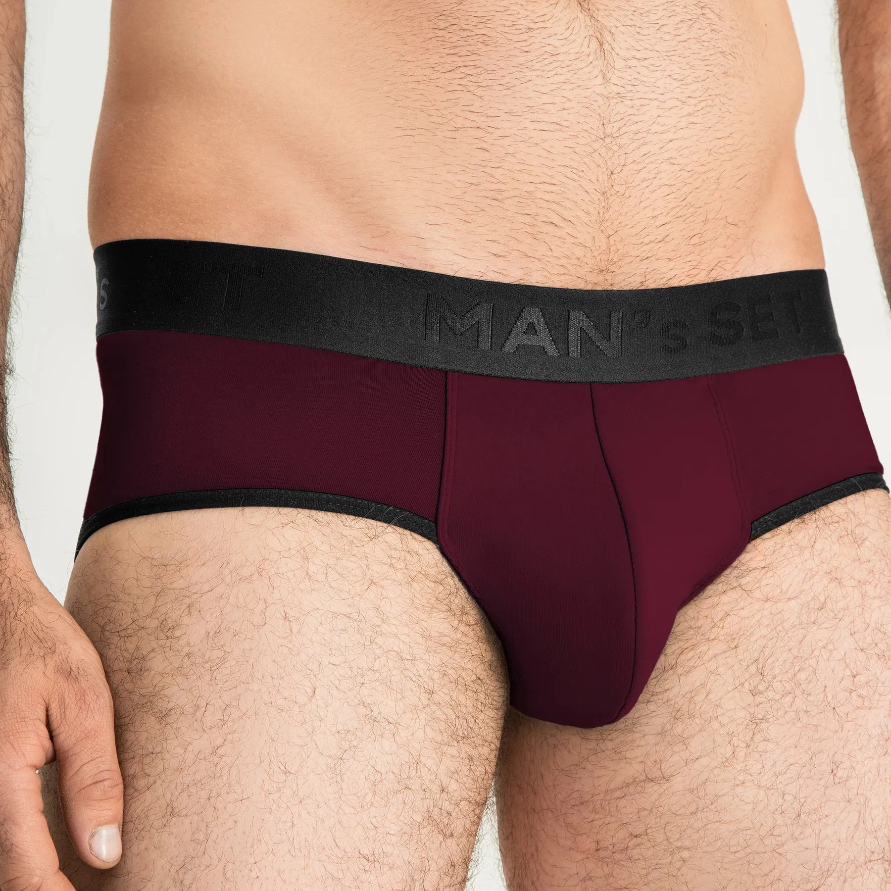 PowerStretch Brief OpenFly, Burgundy