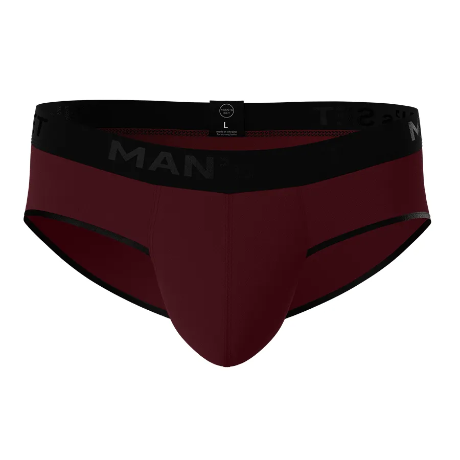 PowerStretch Brief OpenFly, Burgundy