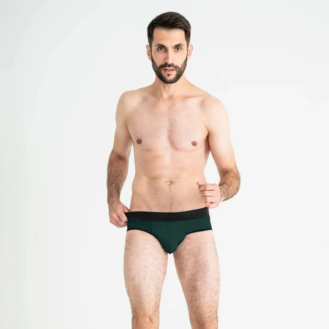 PowerStretch Brief OpenFly, Forest Green