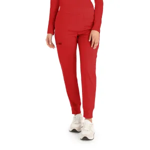 ProFlex LB406 Women's Jogger Scrub Pants True Red
