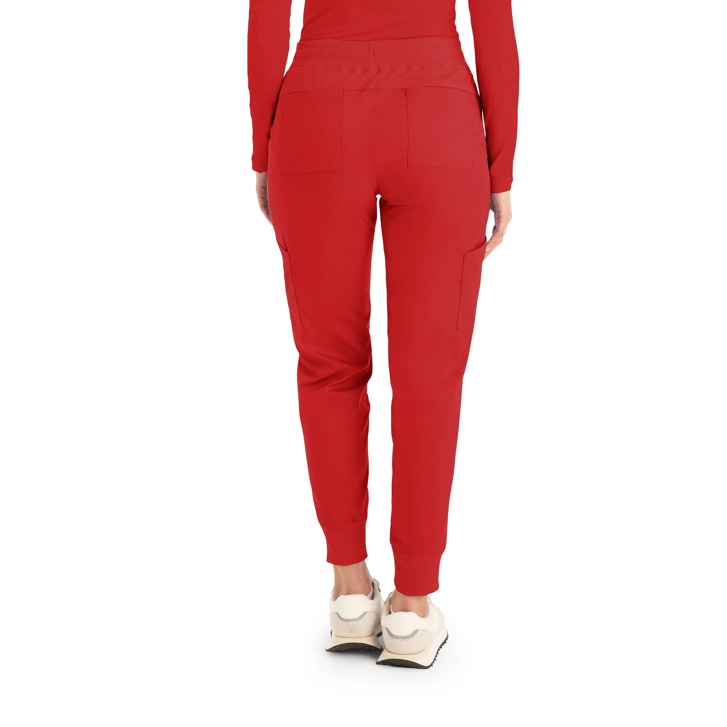 ProFlex LB406 Women's Jogger Scrub Pants True Red