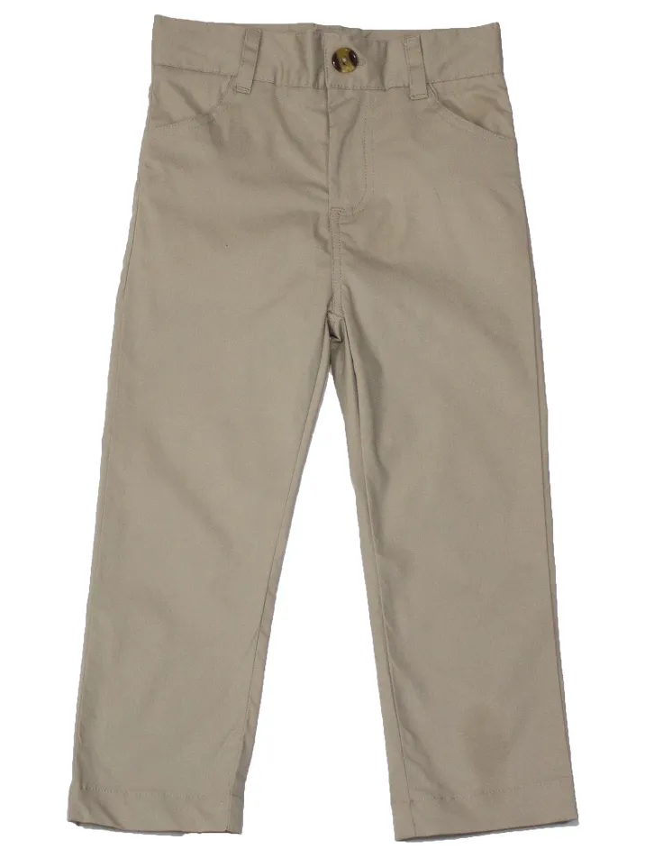 Properly Tied Boys Charleston Pant - Khaki