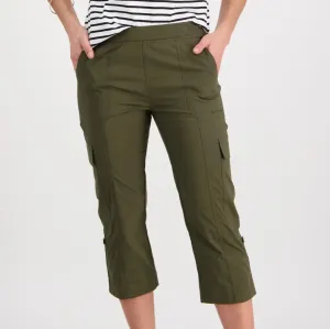 Pull On Cargo Pants - Khaki