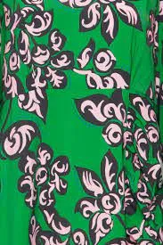 Pulz Green Printed Dress - LI Dress