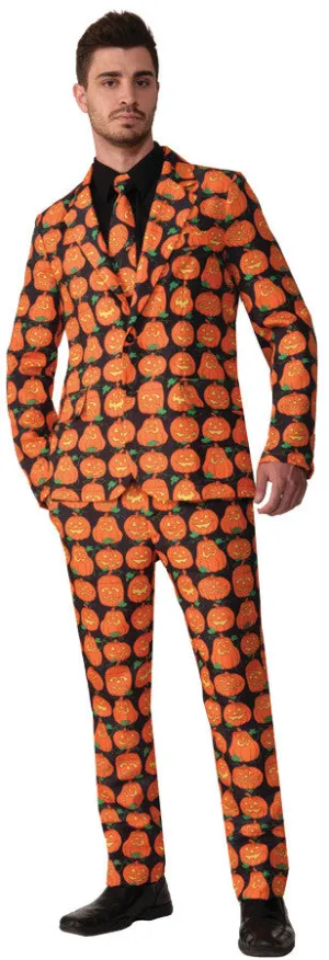Pumpkin Suit Xl Adult Men Costume