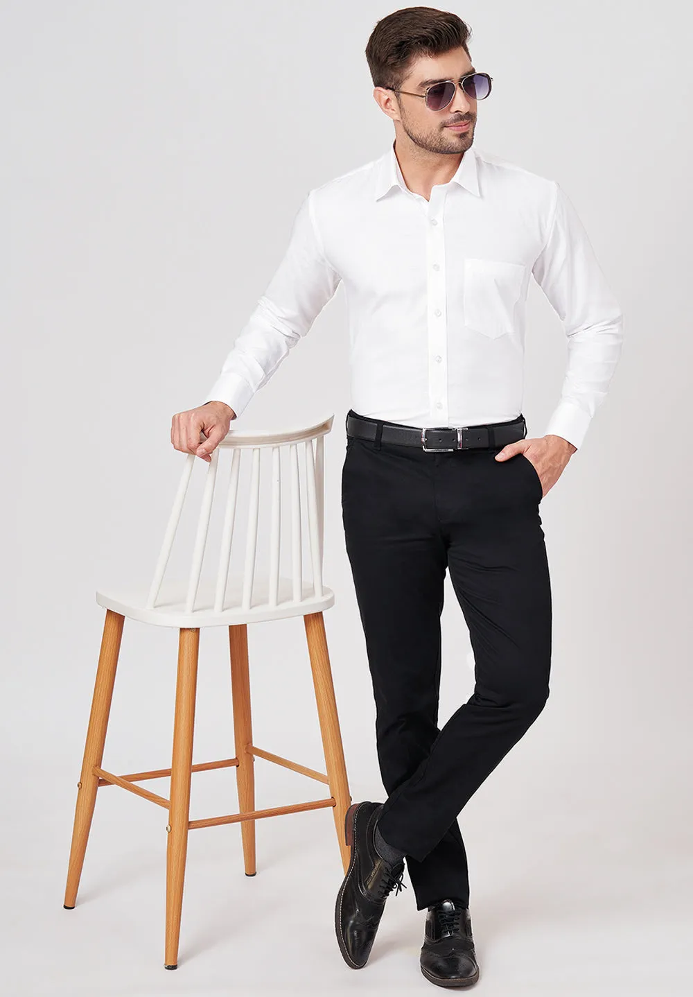 Pure Cotton Formal-Regular Fit Shirt - 22039