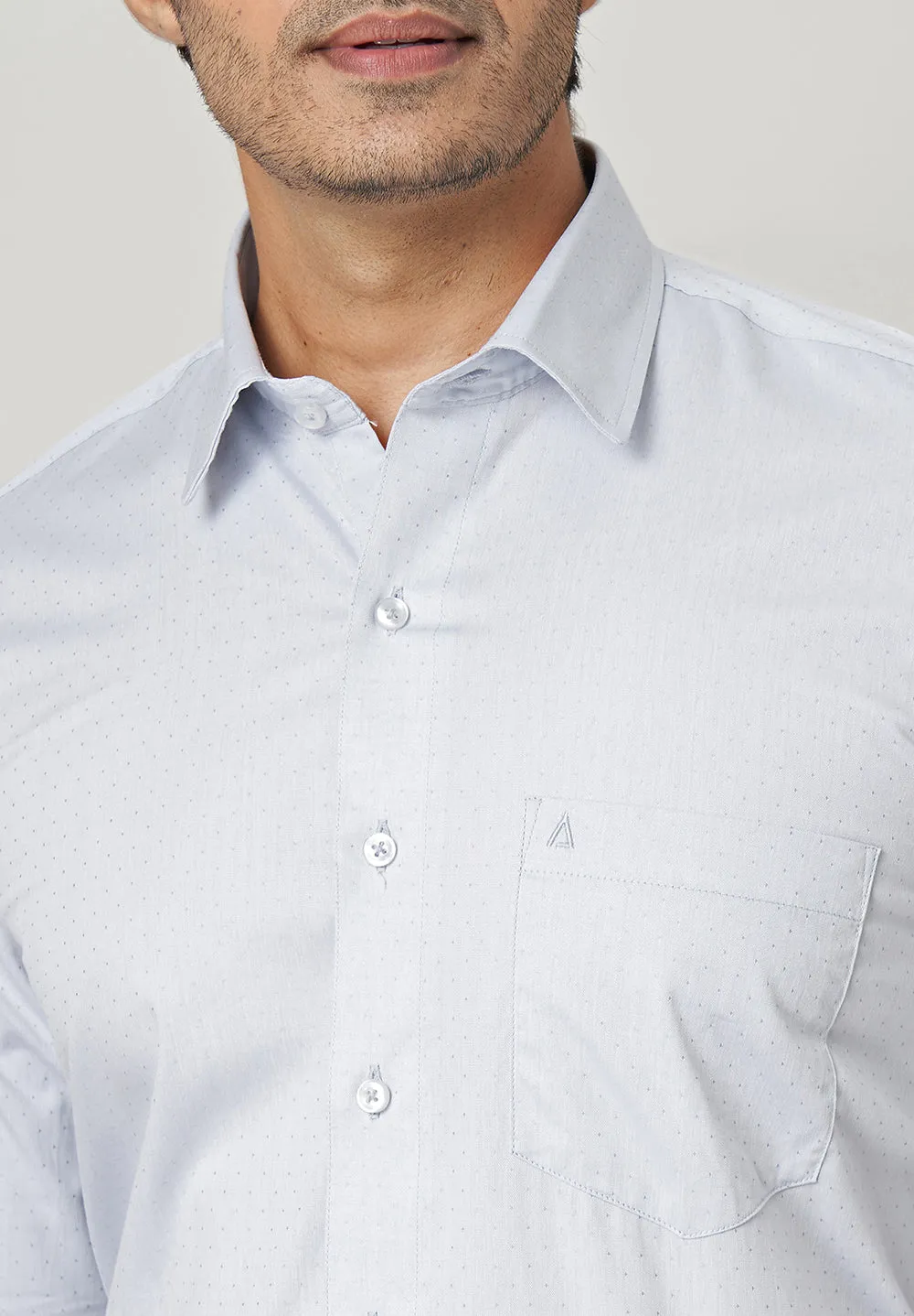 Pure Cotton Formal-Regular Fit Shirt - 42621