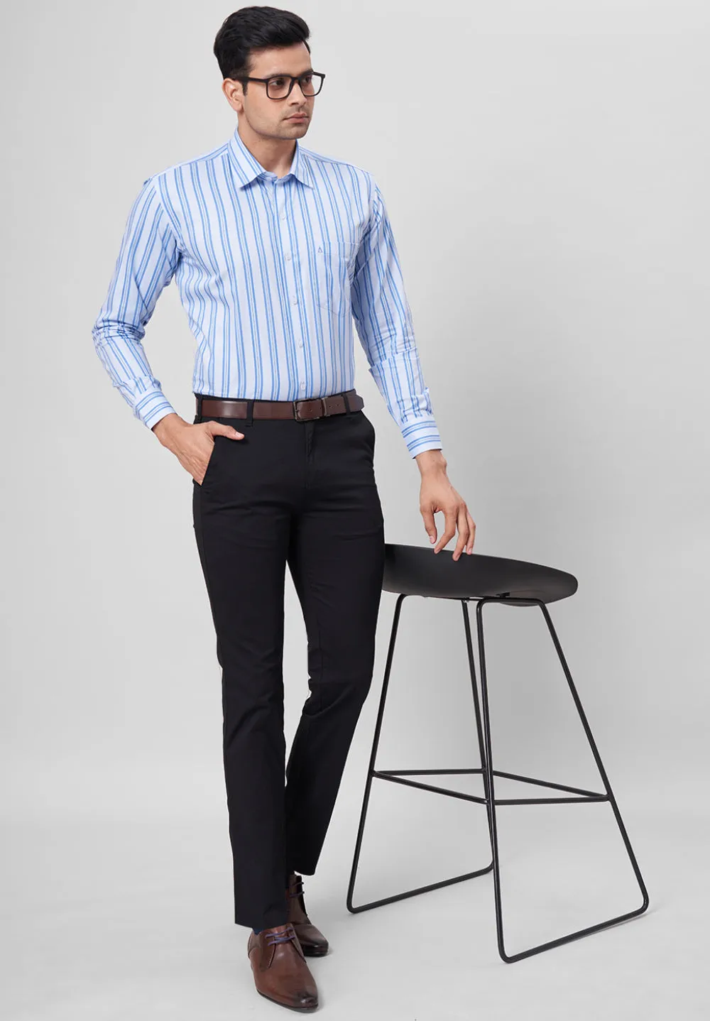 Pure Cotton Formal-Regular Fit Shirt - 42647