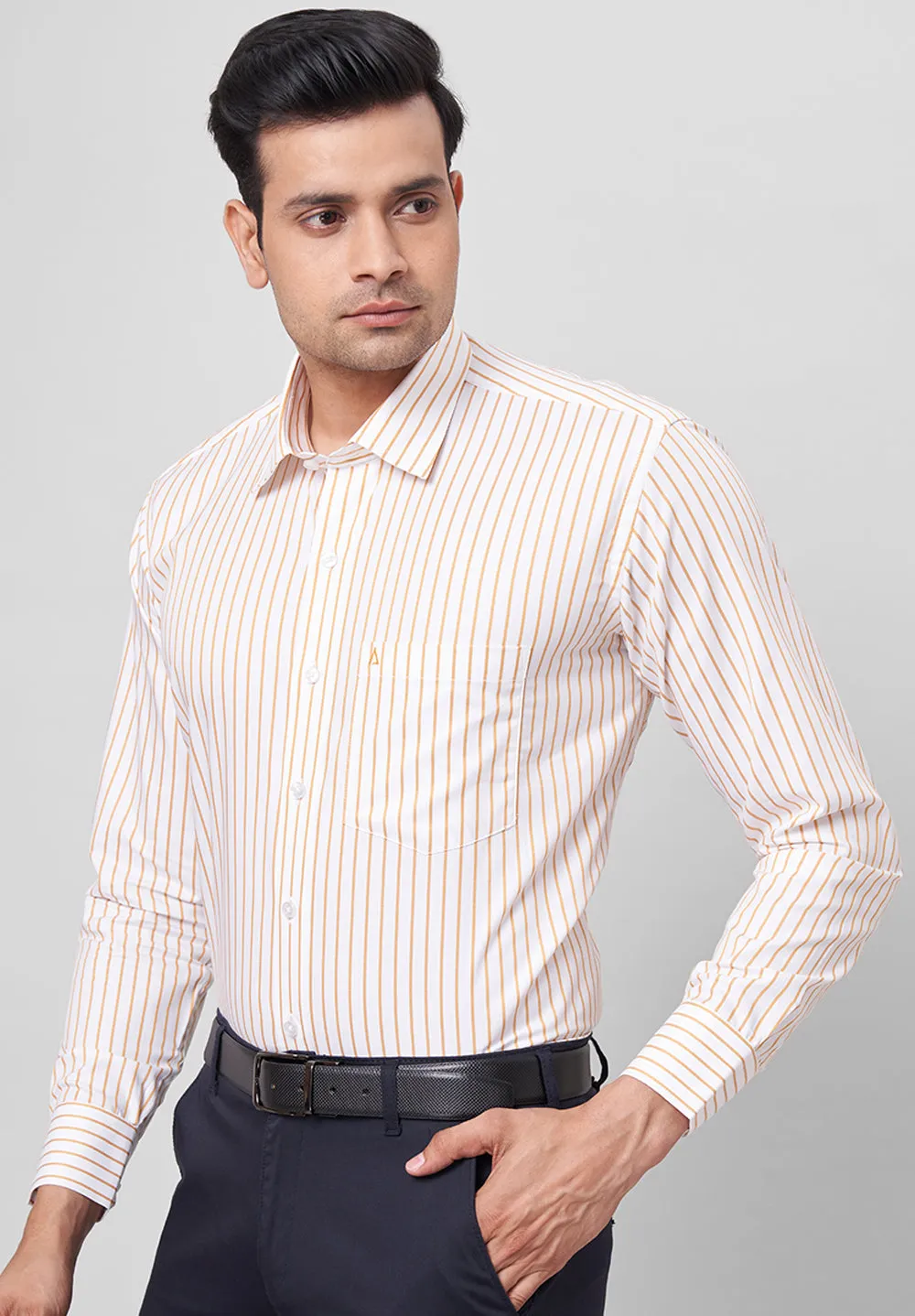 Pure Cotton Formal-Regular Fit Shirt - 42652