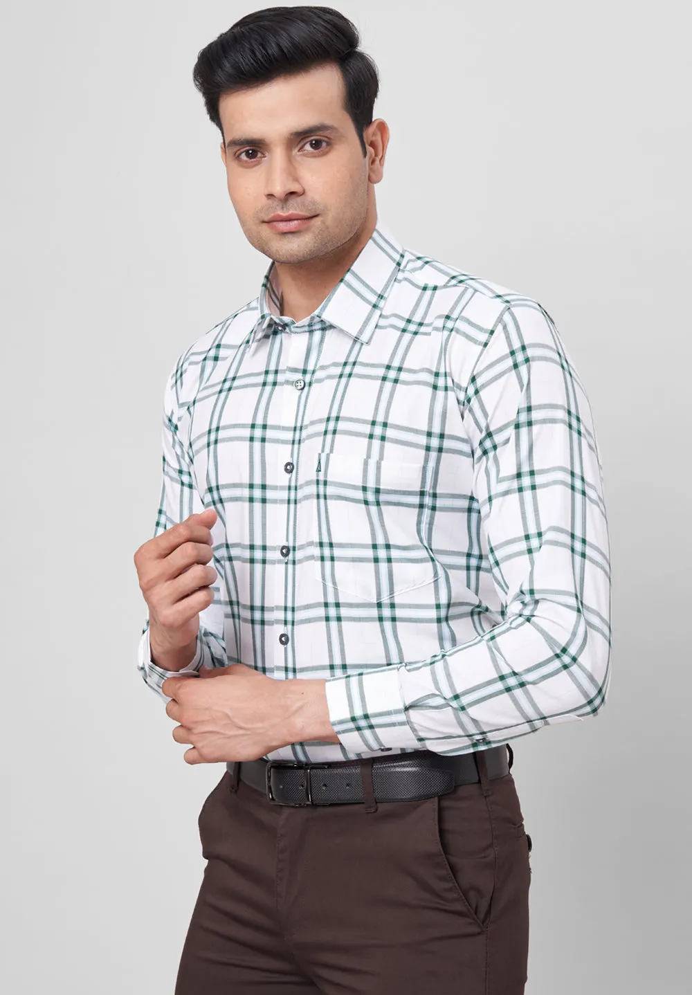 Pure Cotton Formal-Regular Fit Shirt - 42663