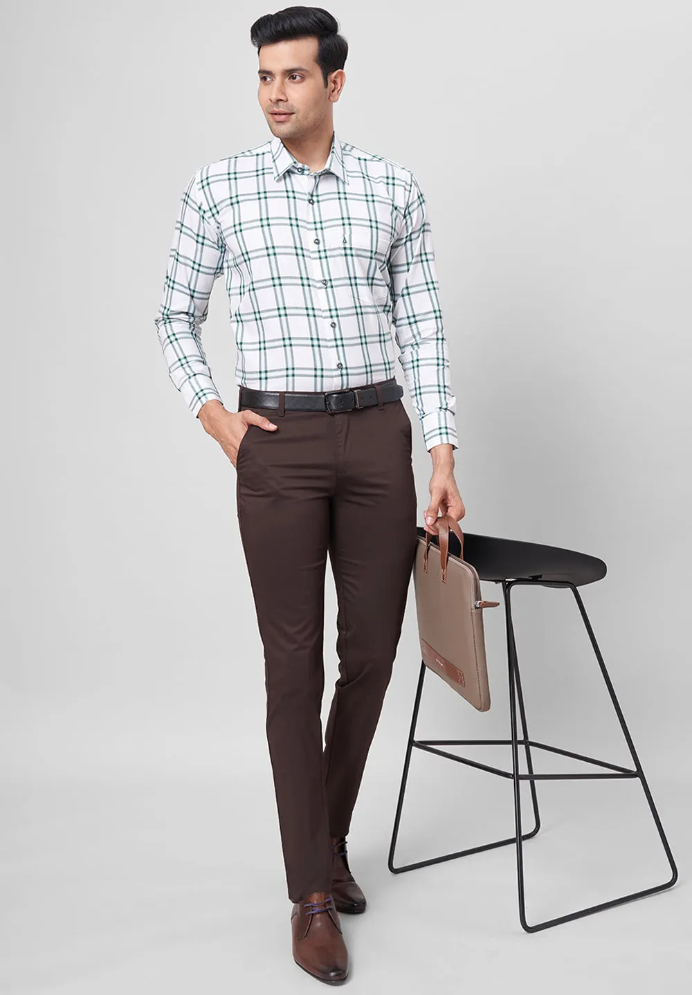 Pure Cotton Formal-Regular Fit Shirt - 42663