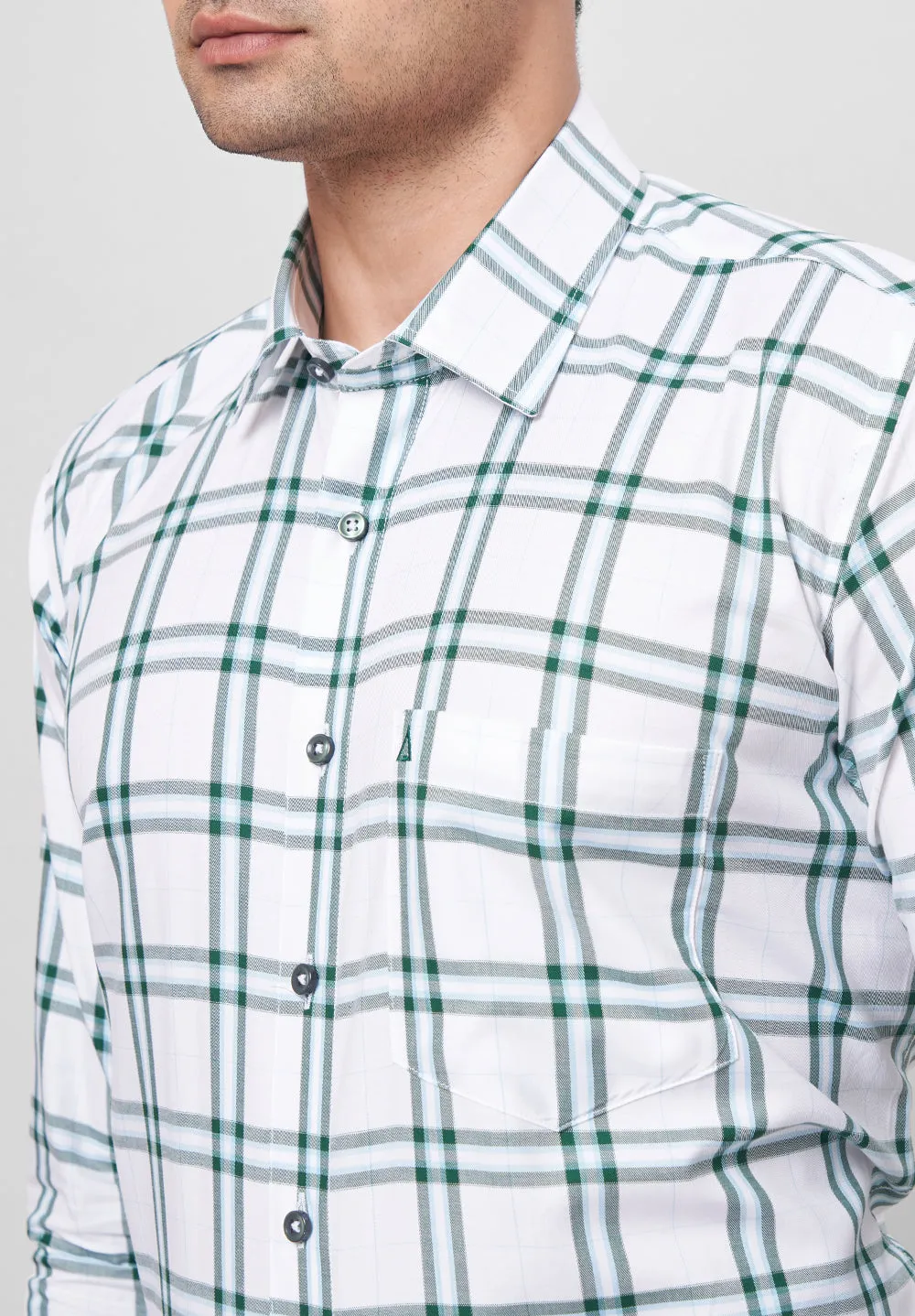 Pure Cotton Formal-Regular Fit Shirt - 42663