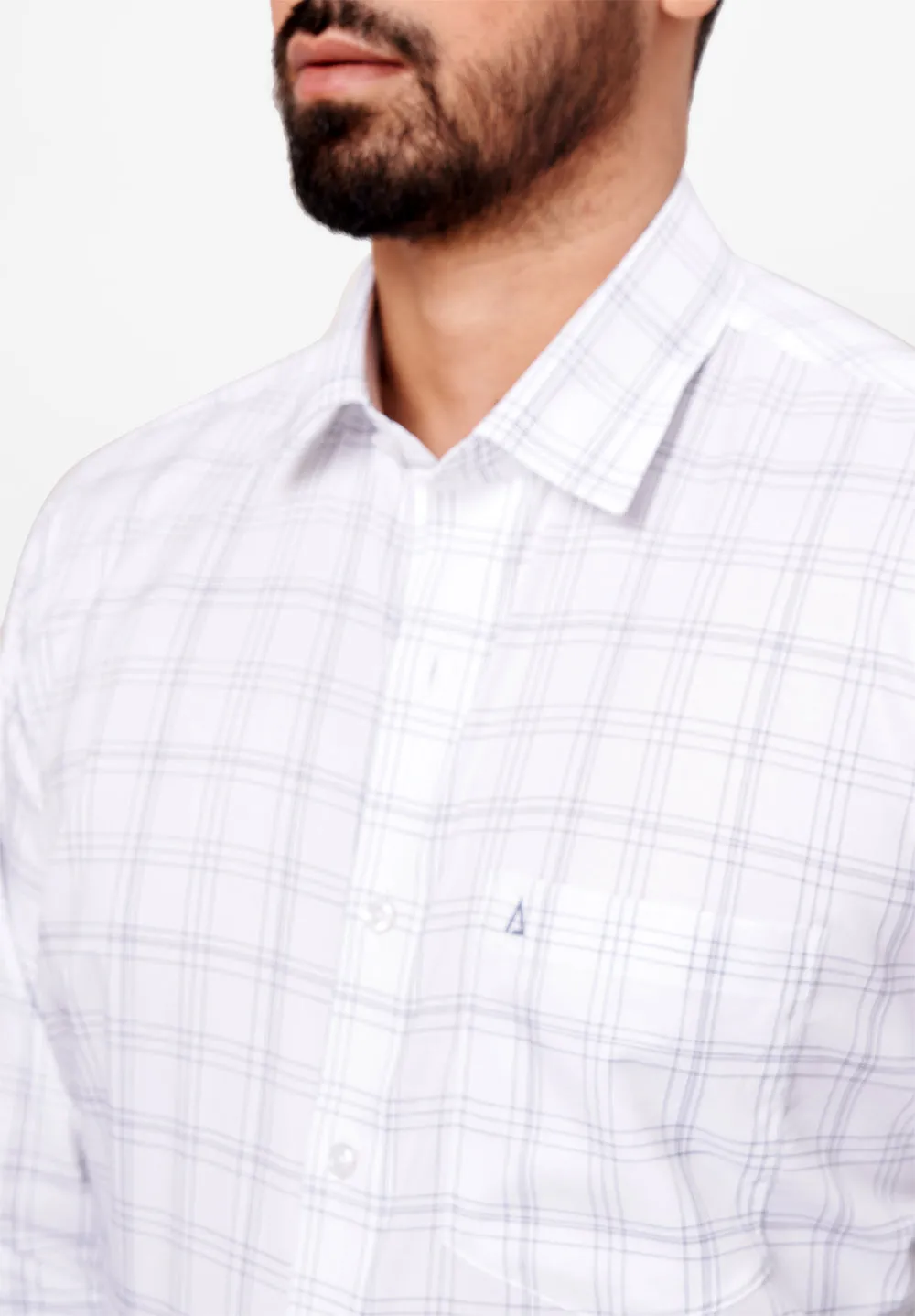 Pure Cotton Formal-Regular Fit Shirt - 42899