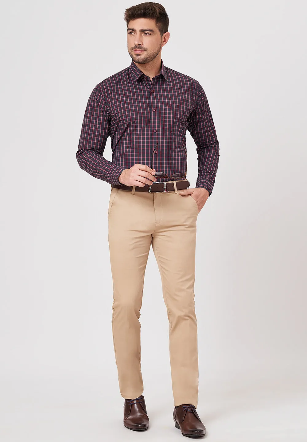 Pure Cotton Formal-slim Fit Shirt - S43287