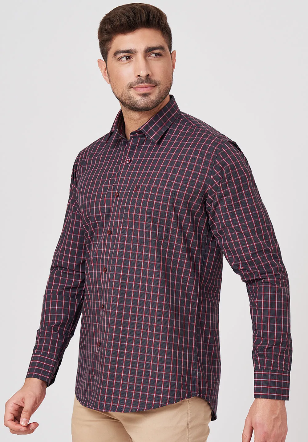 Pure Cotton Formal-slim Fit Shirt - S43287