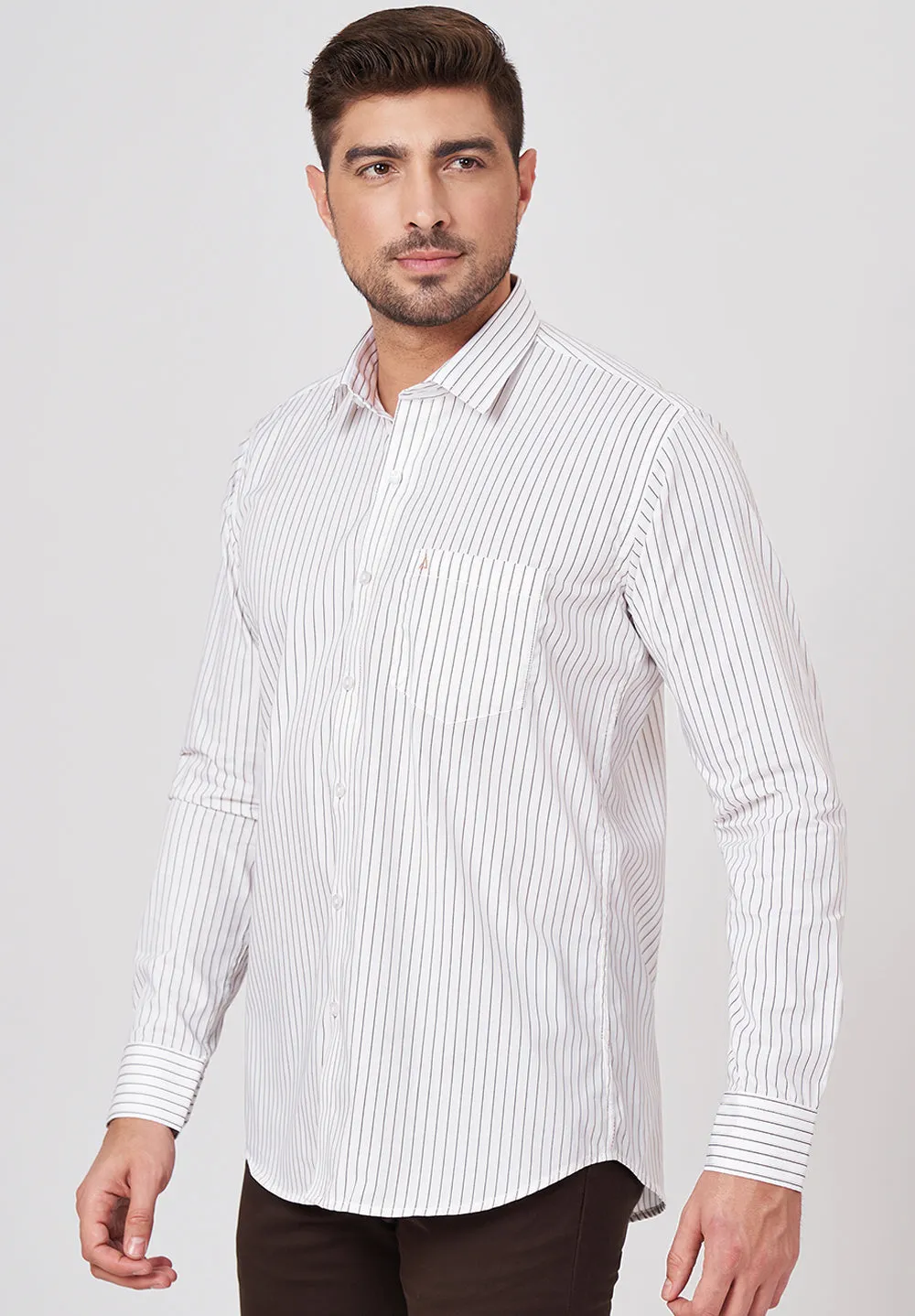 Pure Cotton Formal-slim Fit Shirt - S43300