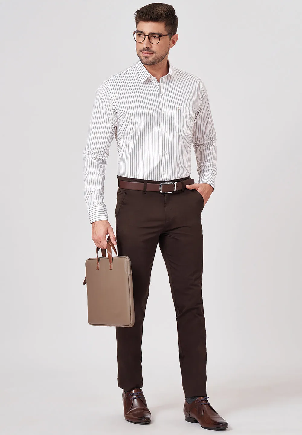 Pure Cotton Formal-slim Fit Shirt - S43300