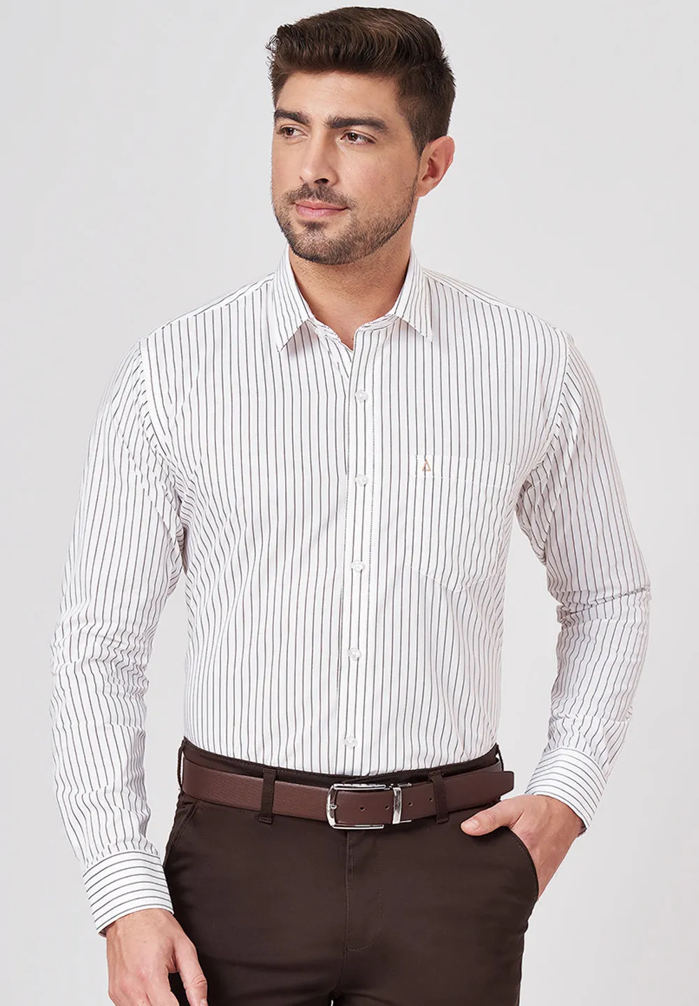 Pure Cotton Formal-slim Fit Shirt - S43300