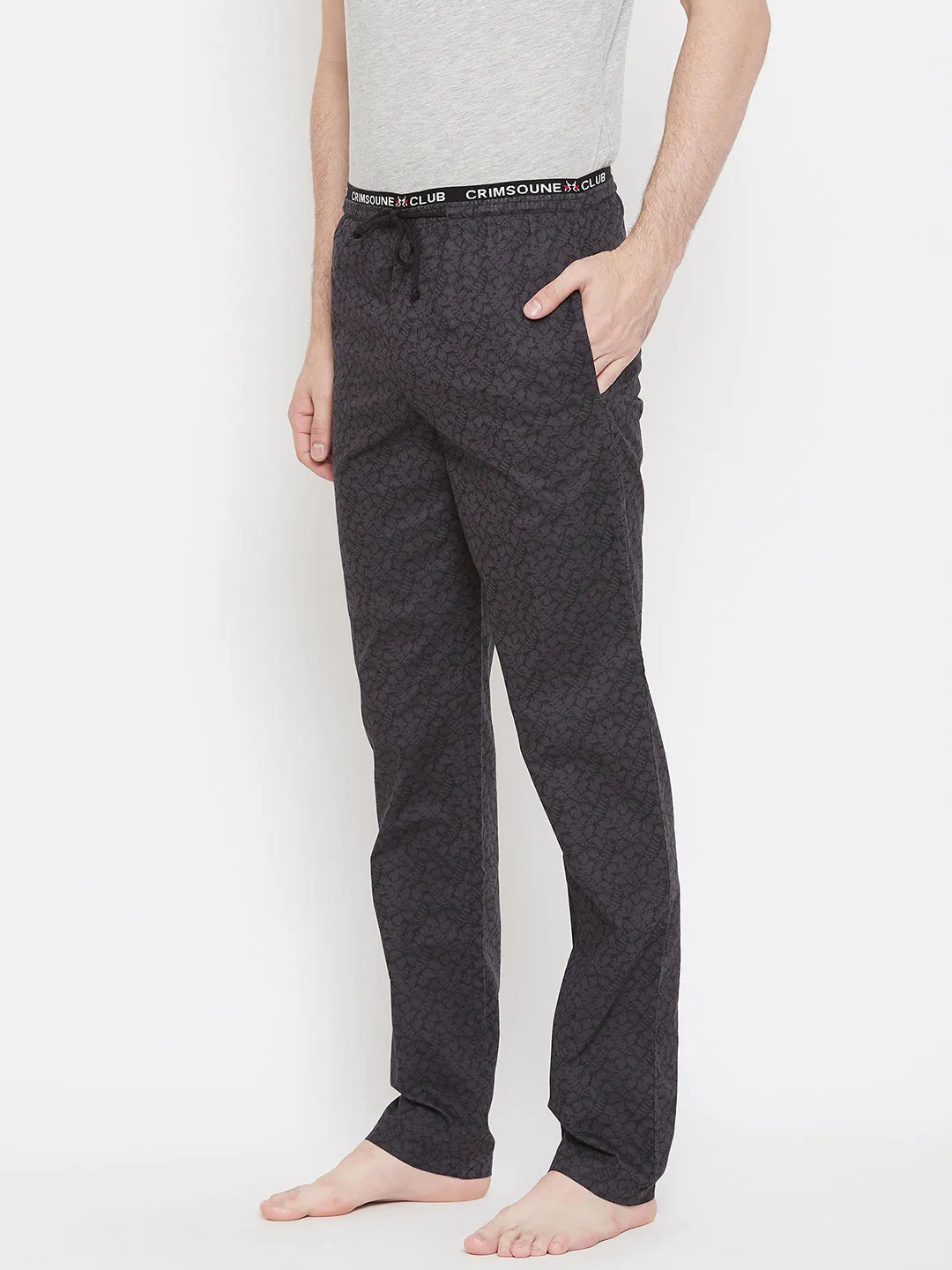 Purple Printed Lounge Pants
