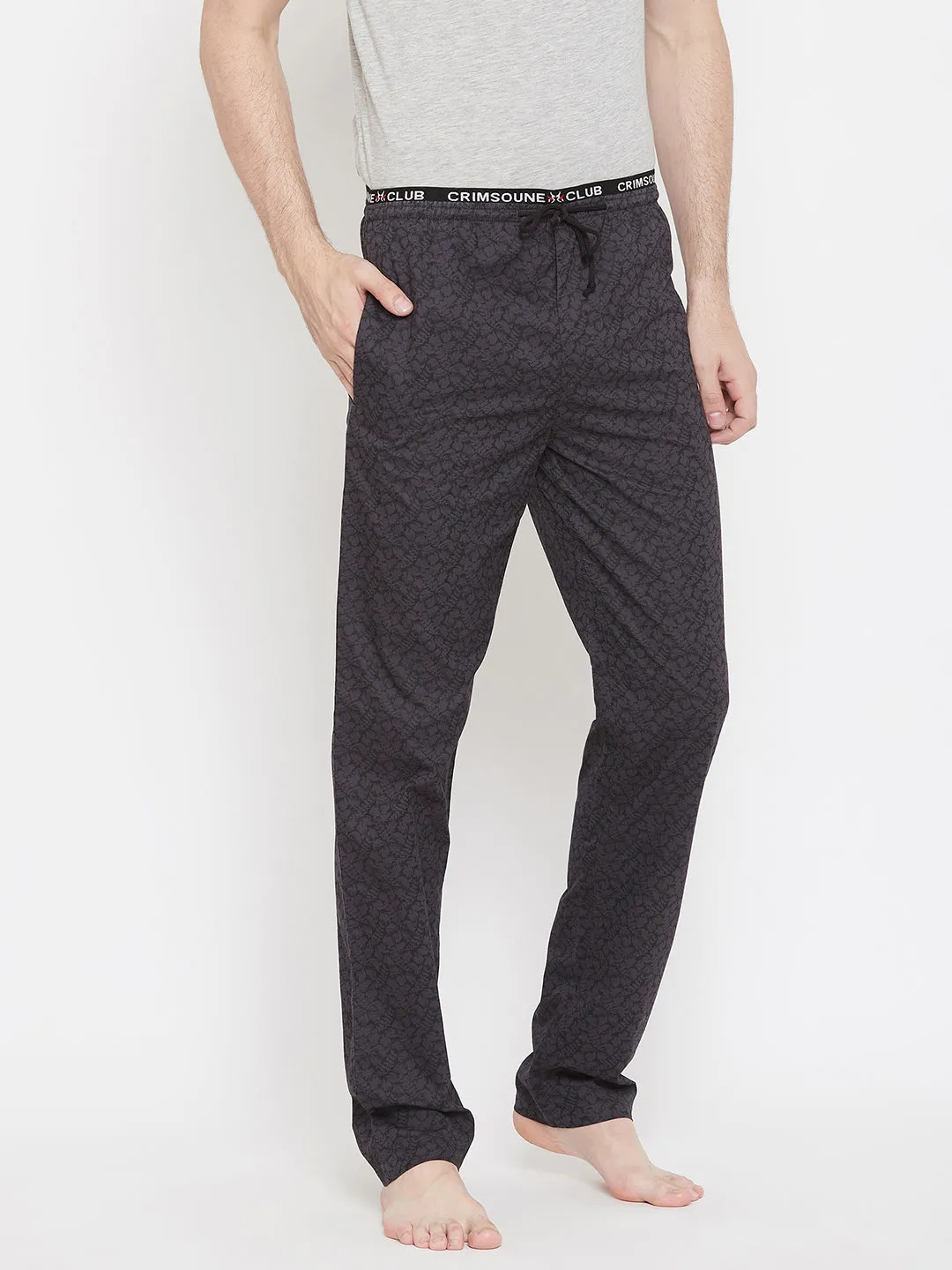 Purple Printed Lounge Pants