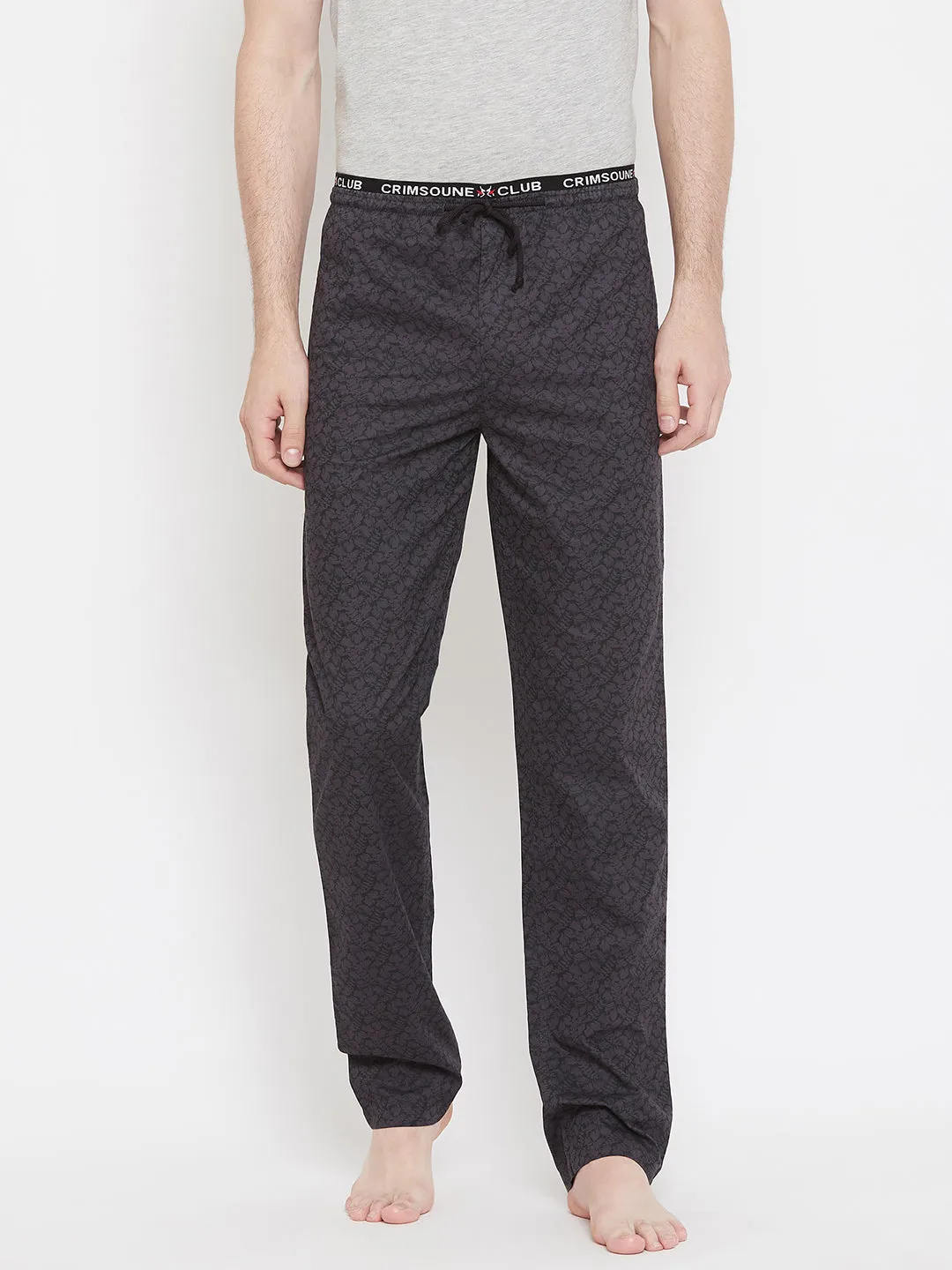 Purple Printed Lounge Pants