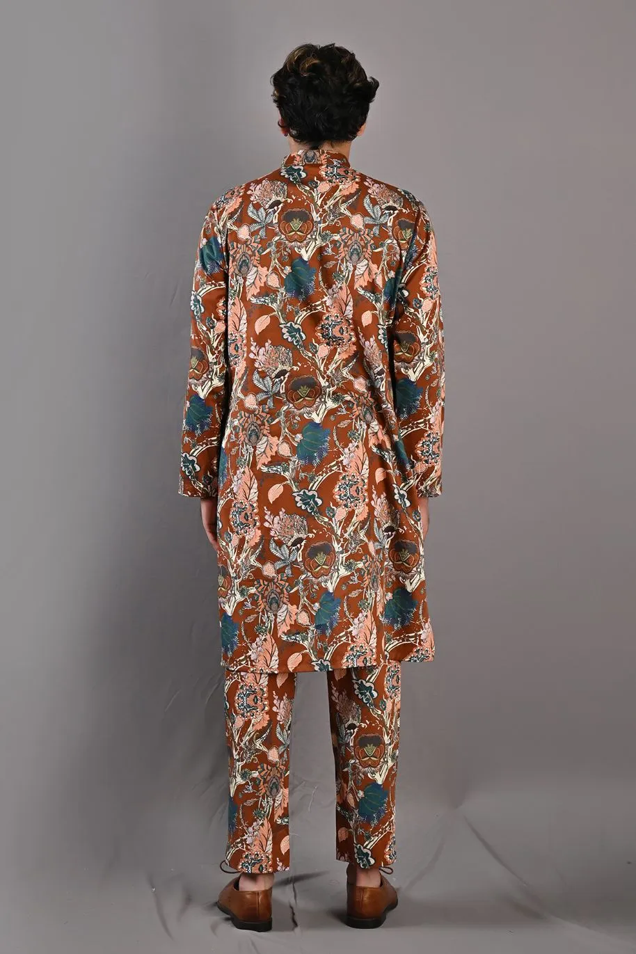 Quill - Maroon & Multi Printed Kurta with Pant Set