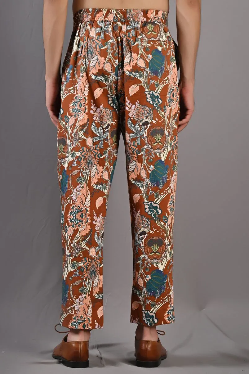 Quill - Maroon & Multi Printed Kurta with Pant Set