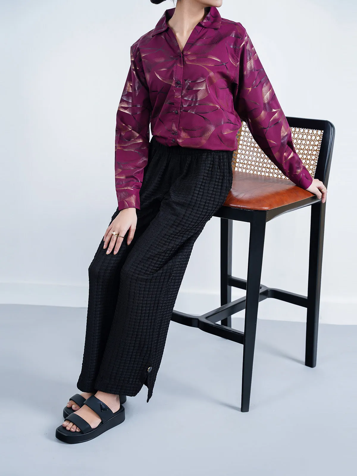 "EMILIO" Casual Regular Fit Woven Trouser