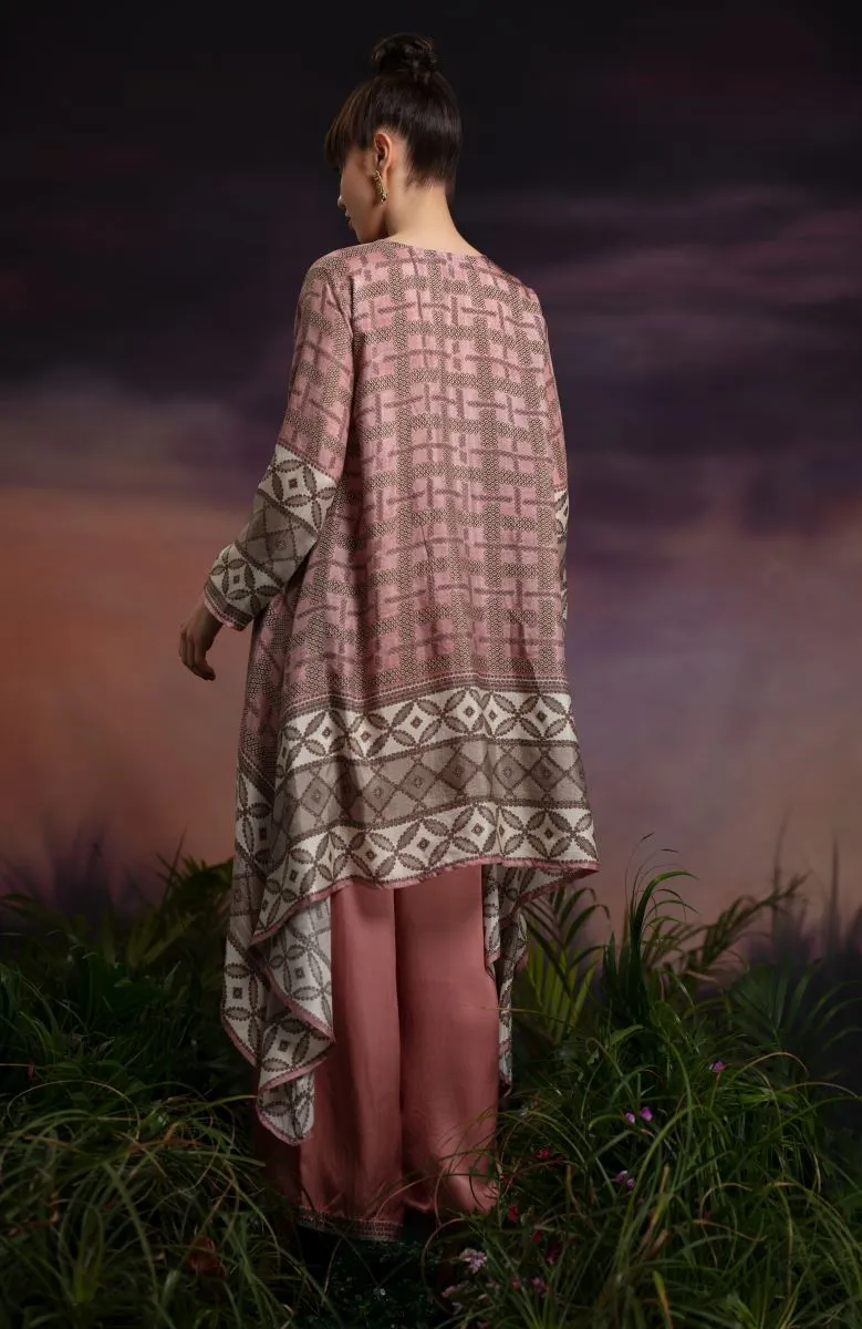 Rajdeep Ranawat assymetric tunic with palazzo pants