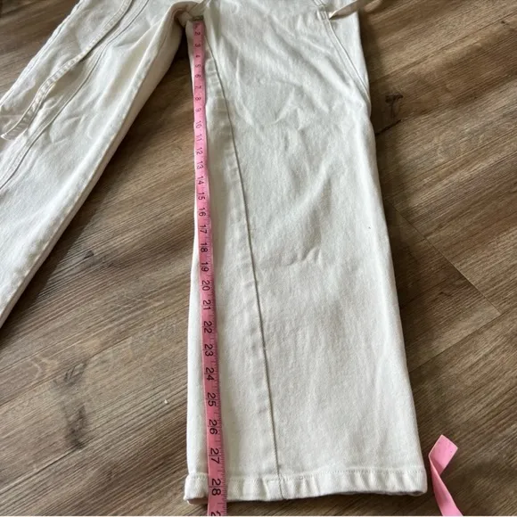 REDONE Canvas High Waisted Asymmetrical Pant Jeans