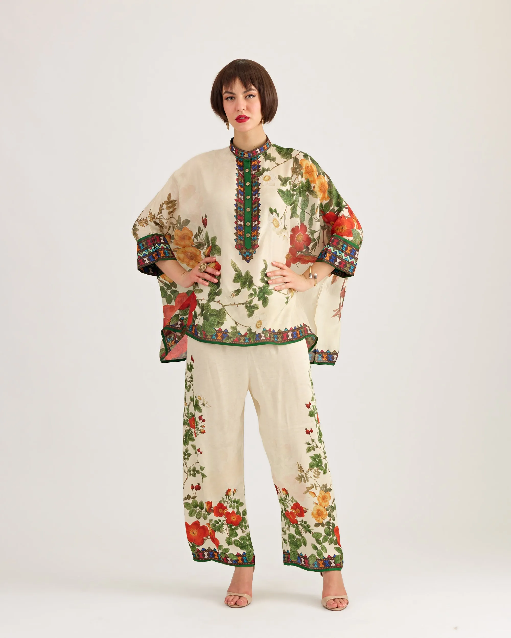 Redoute : Chanel - Ivory/Emerald
