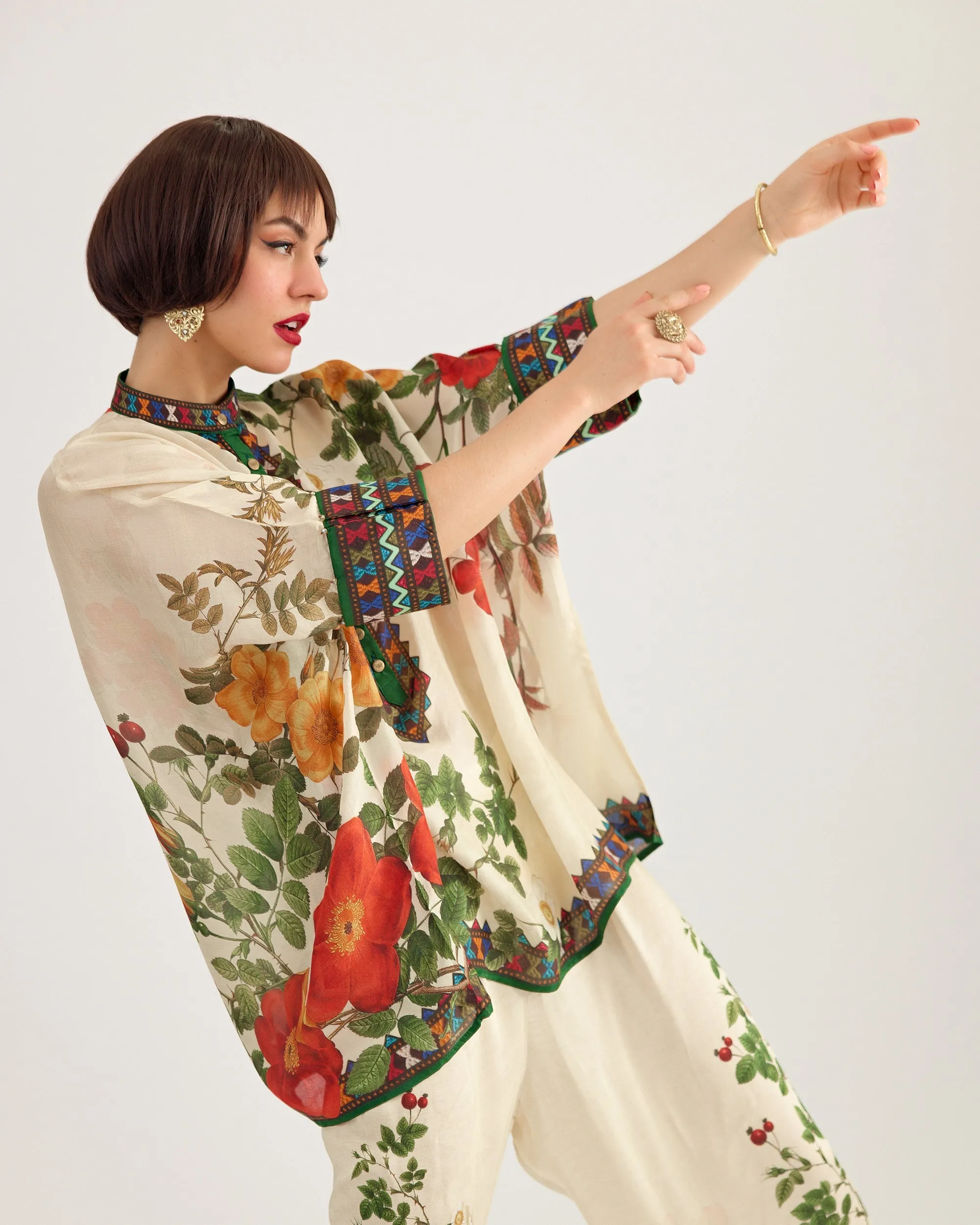 Redoute : Chanel - Ivory/Emerald