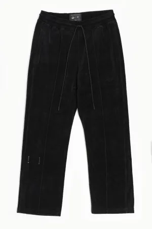 REIGNING CHAMP X JIDE OSIFESO KNIT VELOUR PANT BLACK