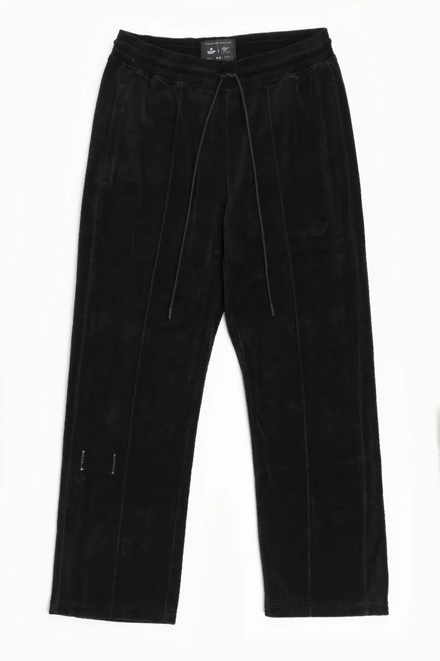 REIGNING CHAMP X JIDE OSIFESO KNIT VELOUR PANT BLACK