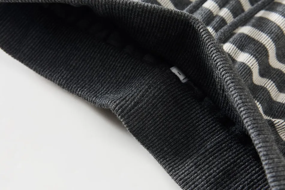 Relaxed Fit Knitted Sweatpant for Women with Drawstring Waist