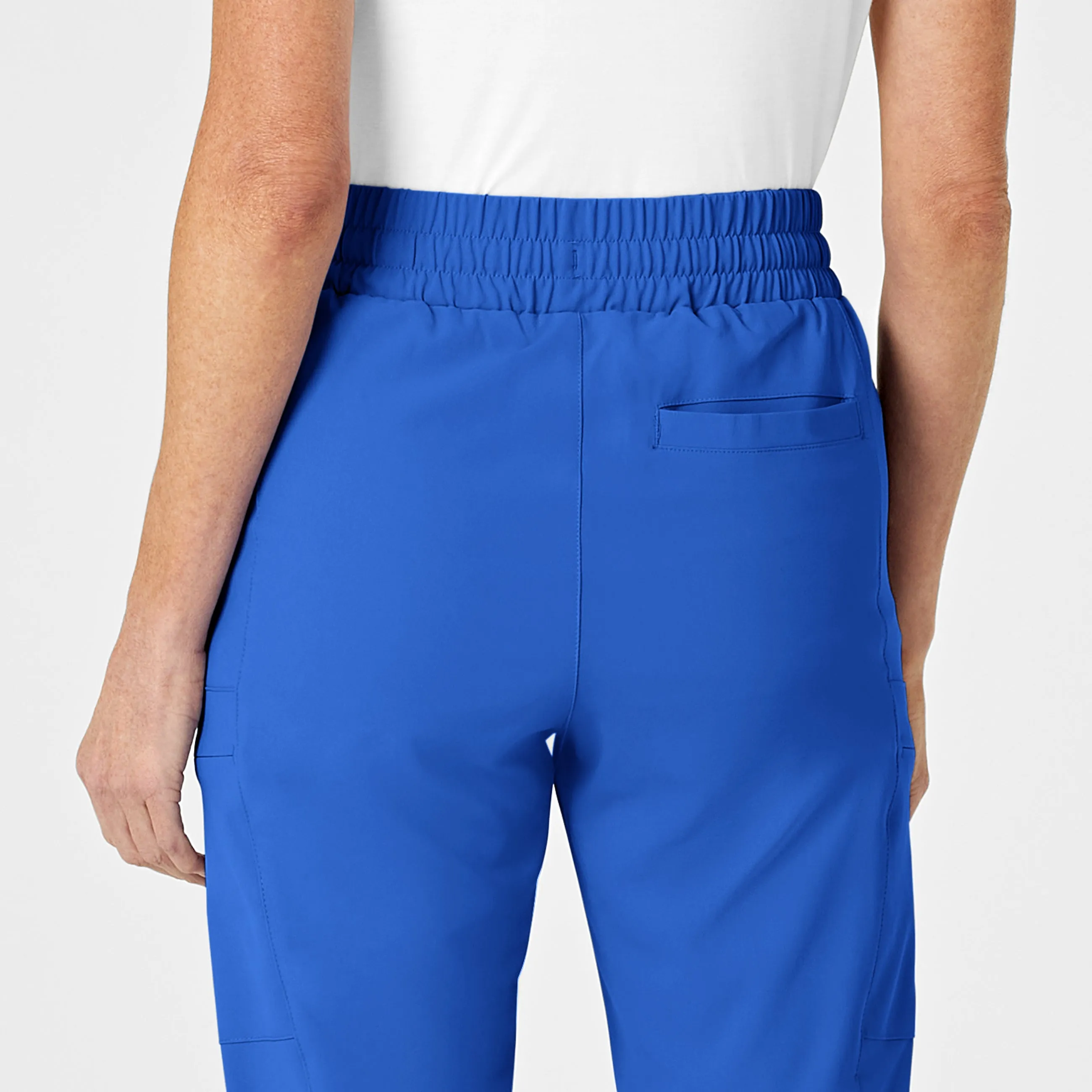 RENEW 5334 High Waist Slim Leg Scrub Pants Royal