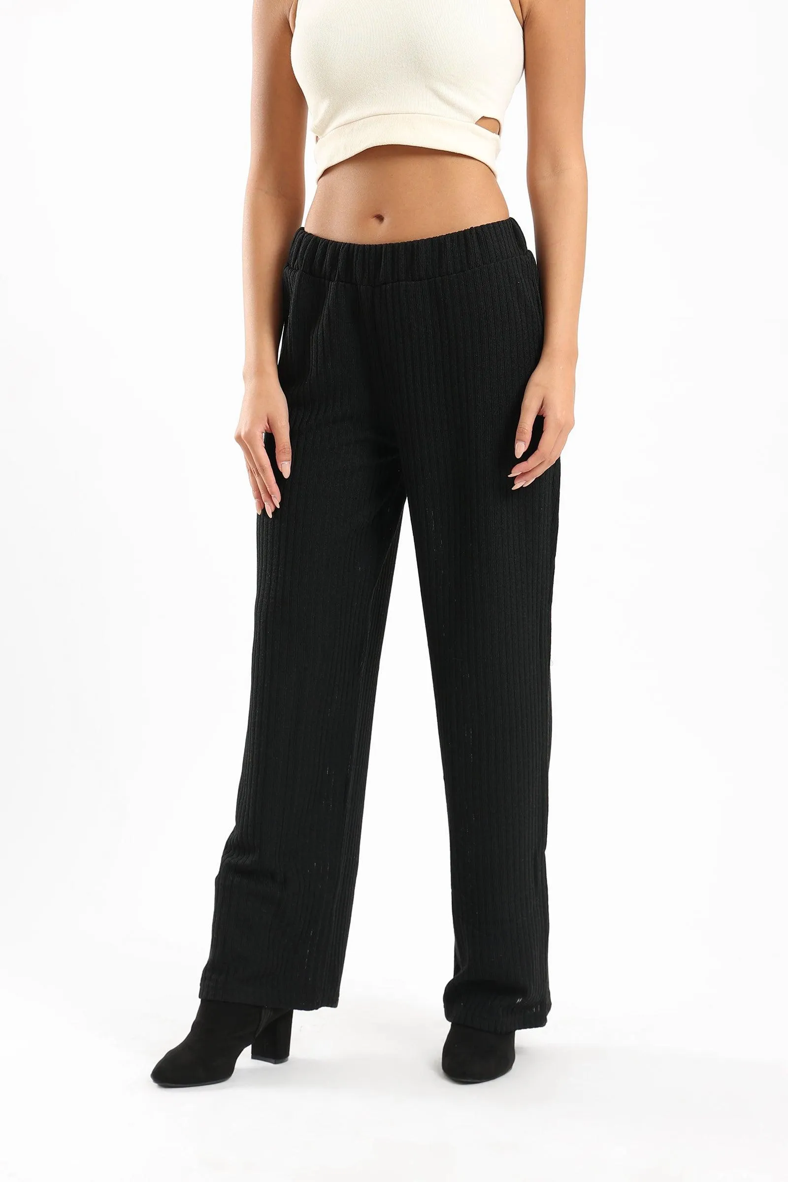 Ribbed Loose Lounge Pants