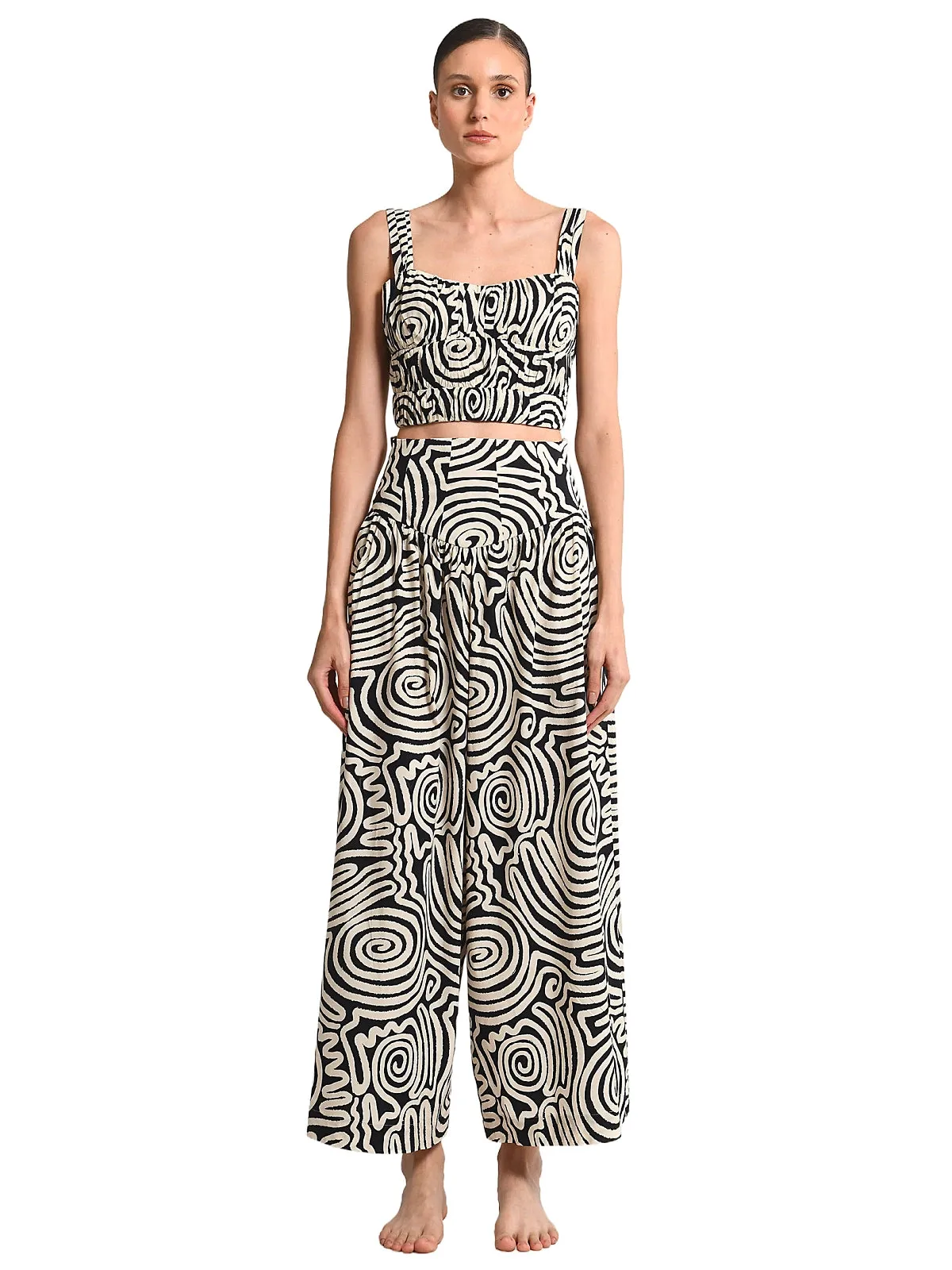 Samia Blouse-Camille Pants ::RET