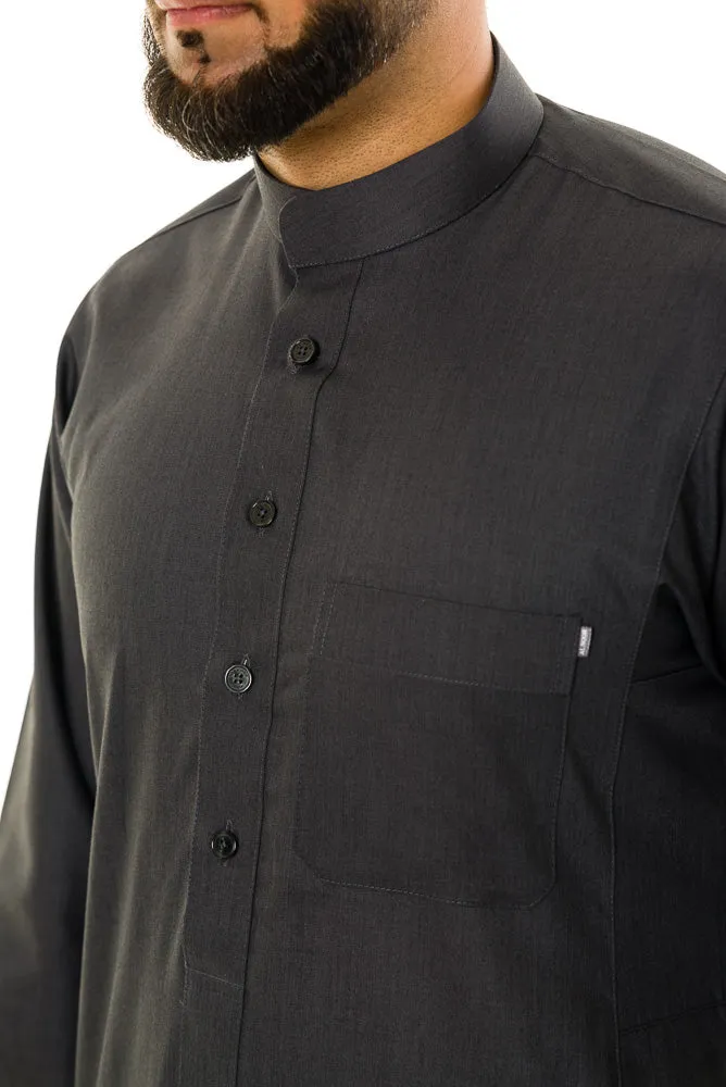 Saudi Collar Jubbah|Thobe