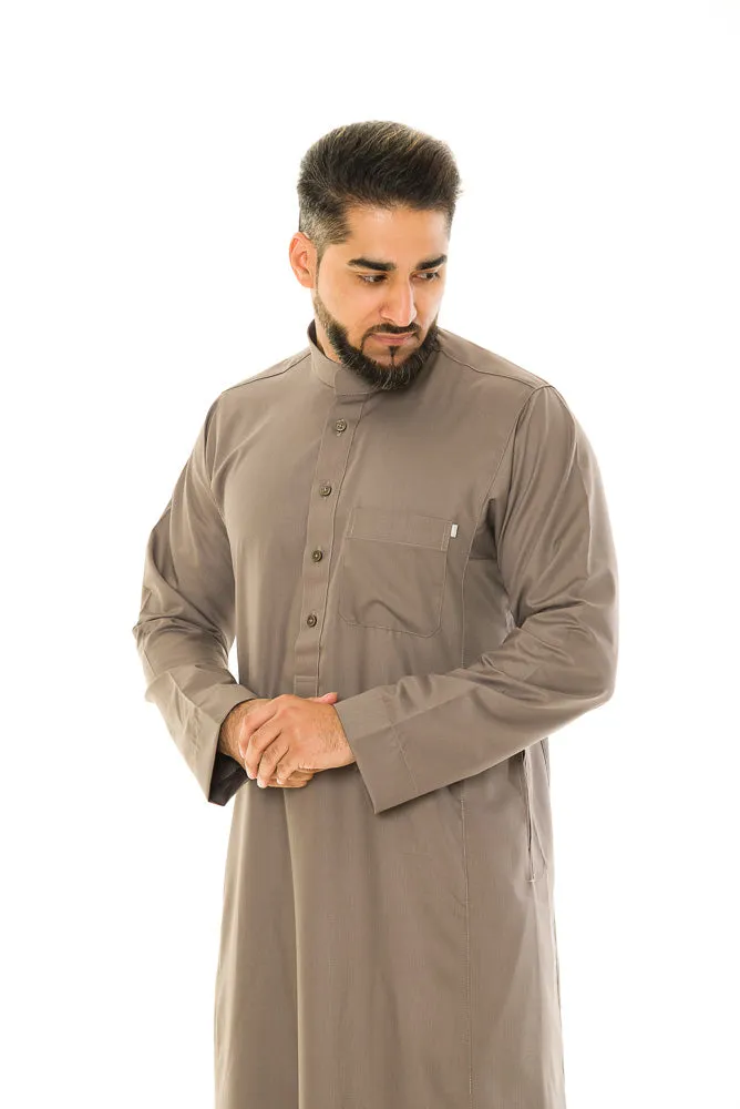 Saudi Collar Jubbah|Thobe