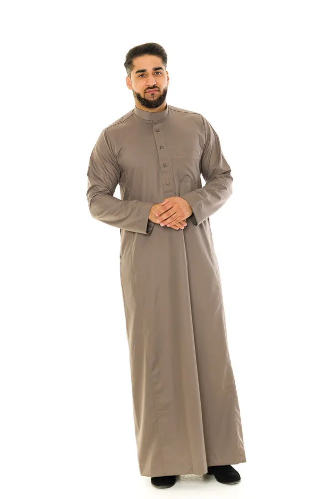 Saudi Collar Jubbah|Thobe