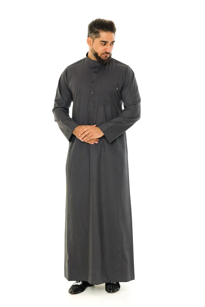Saudi Collar Jubbah|Thobe